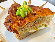 キッシュ(枝豆ととうもろこし)