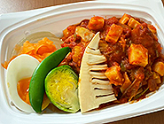 春野菜の煮込みハンバーグ